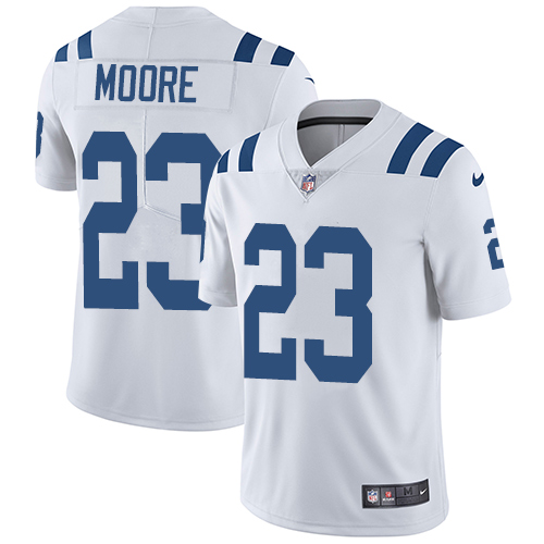 Indianapolis Colts #23 Limited Kenny Moore White Nike NFL Road Youth Vapor Untouchable jerseys->youth nfl jersey->Youth Jersey